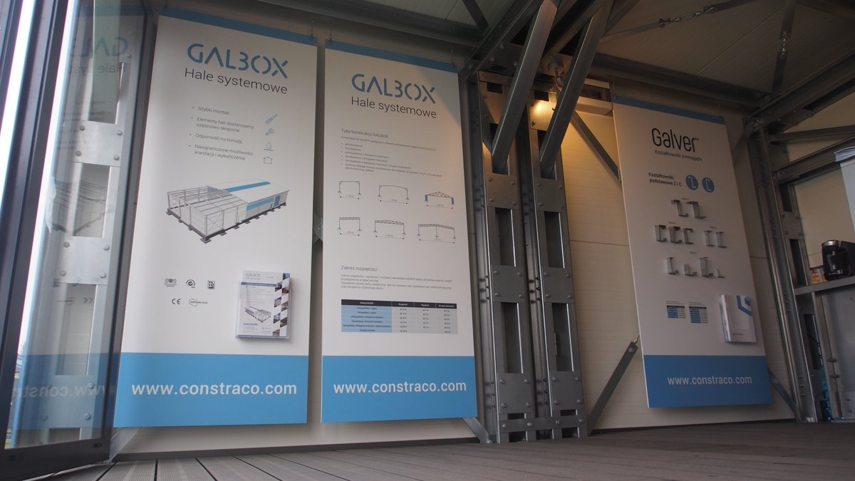 constraco's tweet photo. #GALBOX i #Galver nasze dwa produkty. Hale systemowe budujemy z wytwarzanych przez nas kształtowników zimnogiętych. https://t.co/wUyYTk8geq, sprawdźcie nas. https://t.co/nPLp9l3vIs