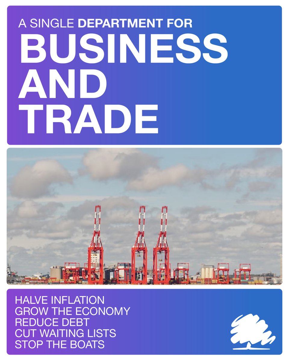 Conservatives (@conservatives) on Twitter photo 🇬🇧 Our new Department for Business and Trade led by <a href="/KemiBadenoch/">Kemi Badenoch</a> is focused on supporting growth by backing British businesses at home and abroad, promoting investment and championing free trade🤝 🇬🇧 Our new Department for Business and Trade led by <a href="/KemiBadenoch/">Kemi Badenoch</a> is focused on supporting growth by backing British businesses at home and abroad, promoting investment and championing free trade🤝