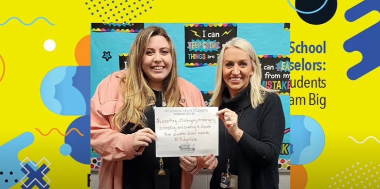 We love our counselors!  Thank you, Mrs. Beech and Miss Simunic, for all the great ways you make our school the best place to learn and play!