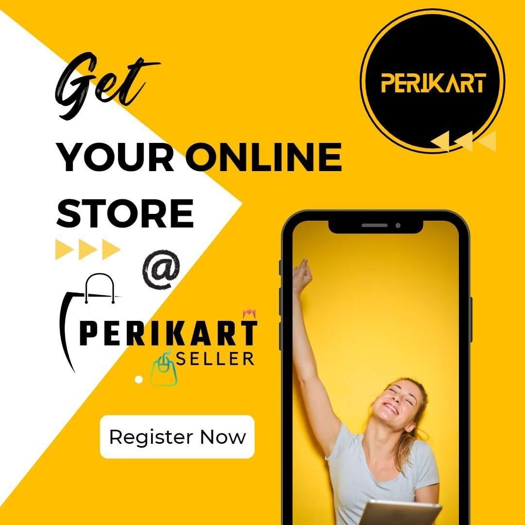 PerikartIndia's tweet image. Register as a seller on &quot;Perikart&quot; and maximize your earnings. Click on👉 seller.perikart.com
#PerikartIndia #Perikart #PerikartSeller #PerrilTechnologies #HyperLocal #HyperLocalDelivery #ShopOnline