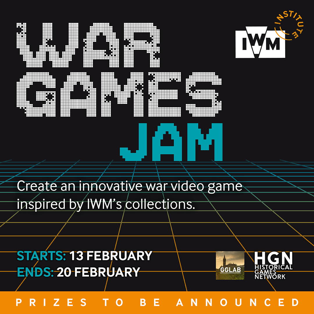 Chris Kempshall (Largely Unmonitored) (@chriskempshall) on Twitter photo The <a href="/I_W_M/">Imperial War Museums</a> in conjunction with myself and colleagues at <a href="/HistoryGamesNet/">Historical Games Network</a> & <a href="/UofGGamesLab/">Games and Gaming Lab</a> have been organising a War Games Jam. And it's now freely open to sign up! Find out more details at the website here: iwm.org.uk/iwm-institute/… The <a href="/I_W_M/">Imperial War Museums</a> in conjunction with myself and colleagues at <a href="/HistoryGamesNet/">Historical Games Network</a> & <a href="/UofGGamesLab/">Games and Gaming Lab</a> have been organising a War Games Jam. And it's now freely open to sign up! Find out more details at the website here: iwm.org.uk/iwm-institute/…