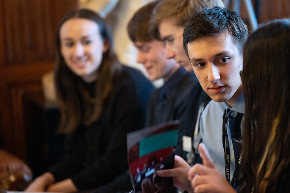 UKHouseofLords's tweet photo. On 26 January @BentonParkSch students and #HouseOfLords members connected for a shadowing day as part of the #LearnWithTheLords programme.
They watched members at work, business in the chamber and took part in a Question Time panel event.
#ChildrensMentalHealthWeek #LetsConnect https://t.co/Kf7e3C53bX