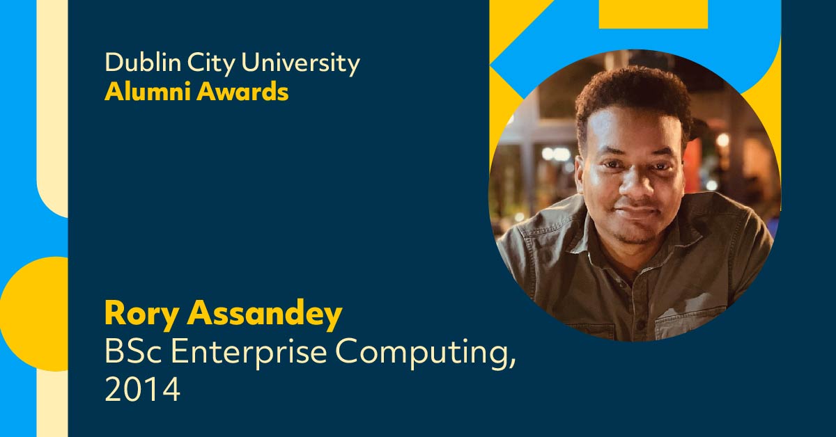 DCU's tweet image. #DCUAlumniAwards profile: Rory Assandey @AssandeyRory began his professional career in @SAP following his participation in DCU’s 3rd yr internship programme. He later relocated to the US and delivered more than 40 services as an SME for customers within many sectors of industry