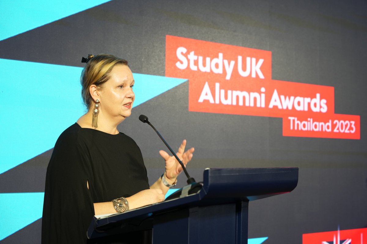 thBritish's tweet photo. Big congratulations to all winners of Thailand’s #UKAlumniAwards 2023 who show their outstanding achievements and their contribution to strengthening ties between the UK and Thailand. #StudyUK @ukinthailand https://t.co/7J3rXkmnmg