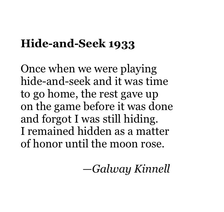 Joseph_Fasano_'s tweet photo. Today's Poetry Thread:  GAMES

Play is also a way to find ourselves.  

Feel free to add poems. https://t.co/EYXmTlhQQC