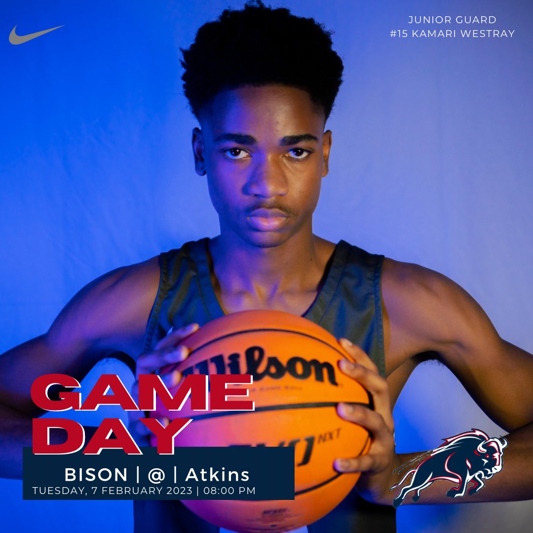 Bison go on the road tonight to Atkins HS in Winston Salem! #bisonpride