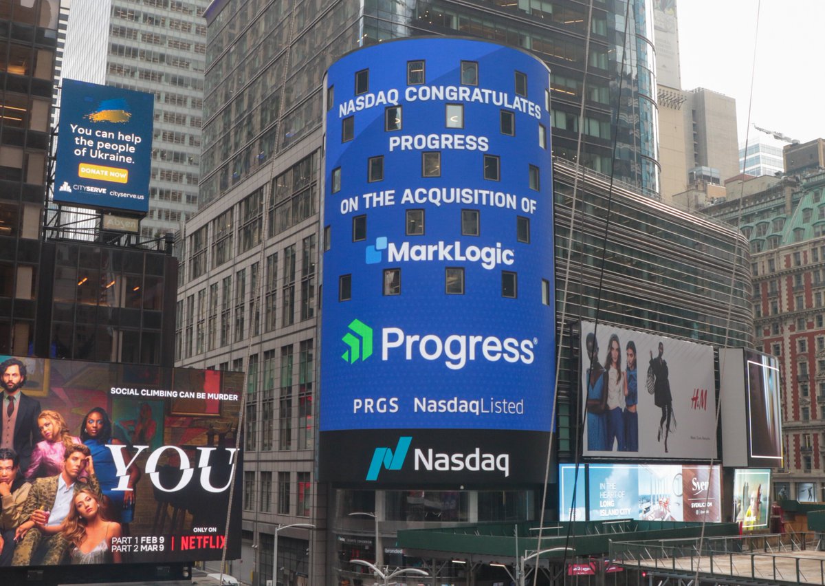 🎊Time to celebrate! 🎊 

We couldn’t be more #ProgressPROUD to announce that <a href="/MarkLogic/">Progress Data Platform</a> is officially a part of the Progress family. Welcome to the team! 

prgress.co/3YcXh8a
#Acquisition #NewTeammates