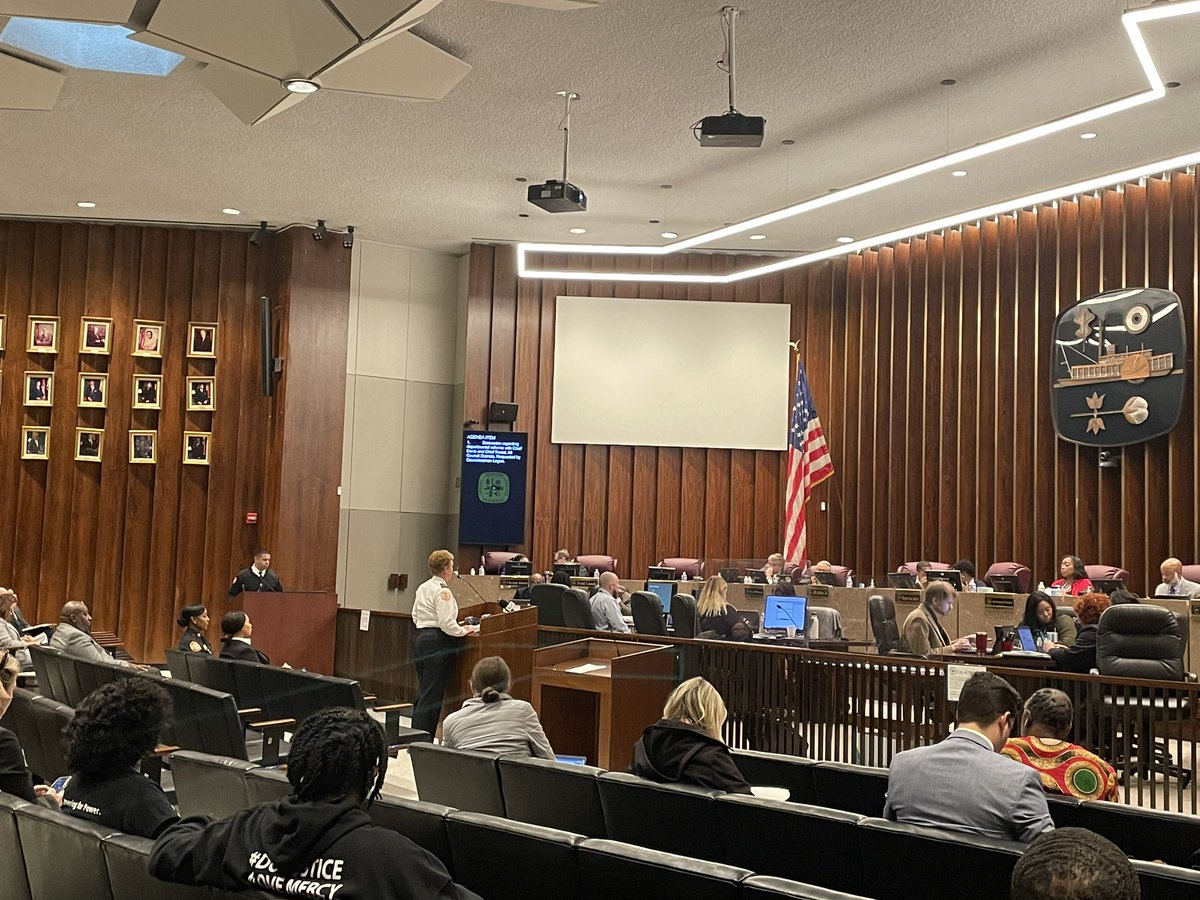 At #Memphis City Council, MPD’s  <a href="/1cjdcop/">Cerelyn ‘C.J.’ Davis</a> and MFD’s <a href="/gysweat/">Gina Sweat</a> have been called before the council to update members and the city on ongoing reform efforts within each department after the death of #TyreNichols. <a href="/ABC24Memphis/">ABC24 Memphis</a>