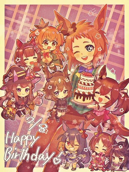 心からの『おめでとう』を、君に!!#ビコーペガサス生誕祭2023 #ビコーペガサス#ウマ娘 