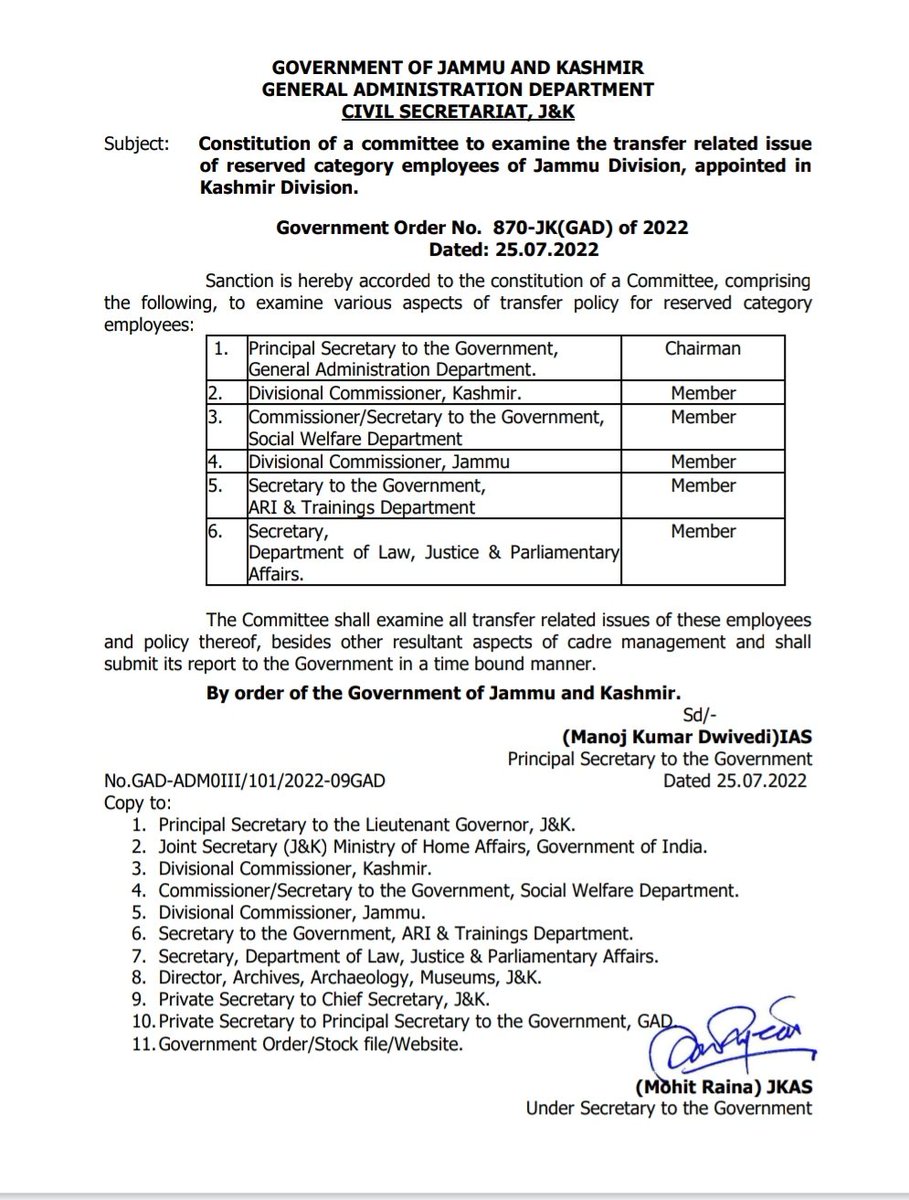 NareshKumarBha8's tweet photo. @manojsinha_ sir said committee is headless since long, please reconstitute the committee with fix time period to submit report. Sir we had full faith on ur commitment. @OfficeOfLGJandK https://t.co/cgknGhXs0D