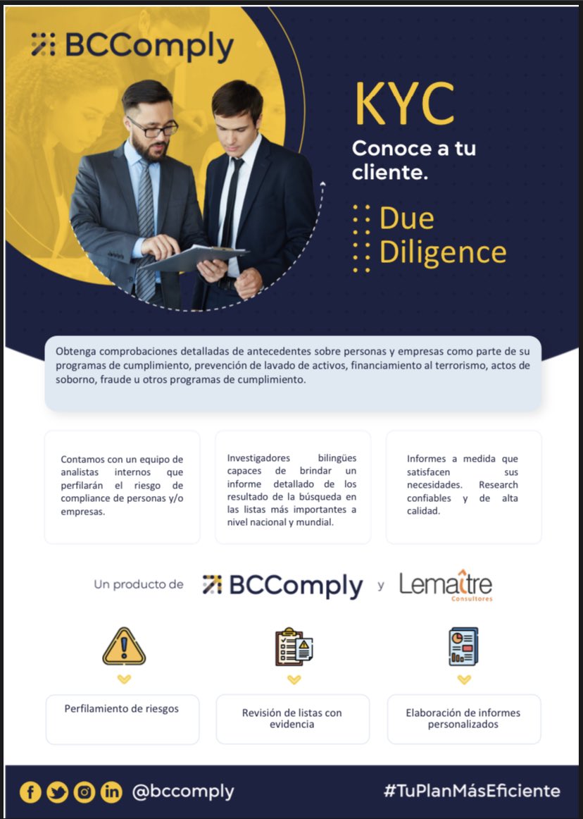 bccomply's tweet photo. Quieres saber más❓ contáctanos: 
ℹ️ info@bccomply.com 
📲 +593979197561 
📲 +593992911593 

#kyc #debidadiligencia #conoceatucliente #compliance #cumplimiento #bccomply #tuplanmaseficiente https://t.co/2FBV8IIpcr