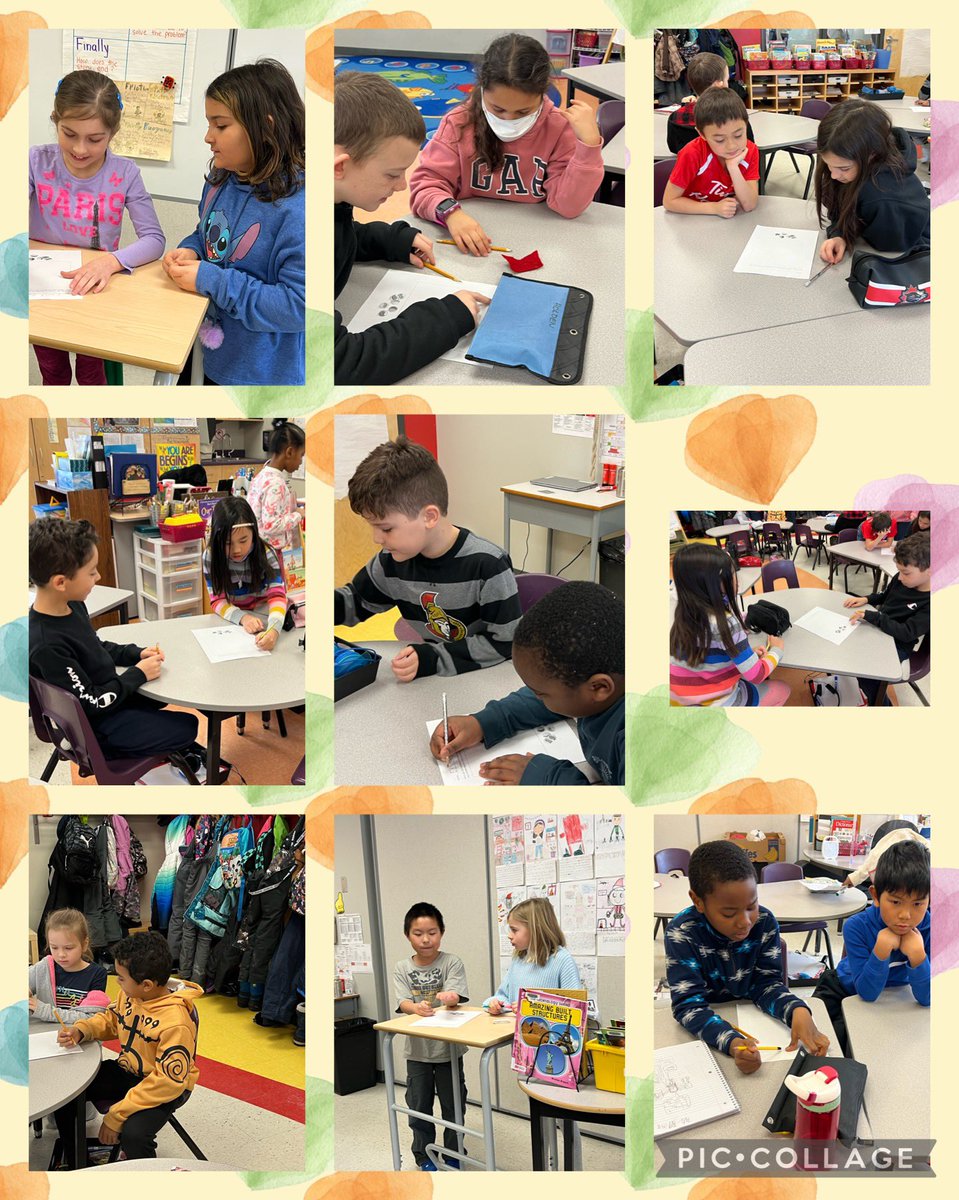 MccuenAnn's tweet photo. Math partner problem solving! Math talks in action! @StCeciliaOCSB #ocsbMath #ocsbcommunication https://t.co/gaQEeE4LTs