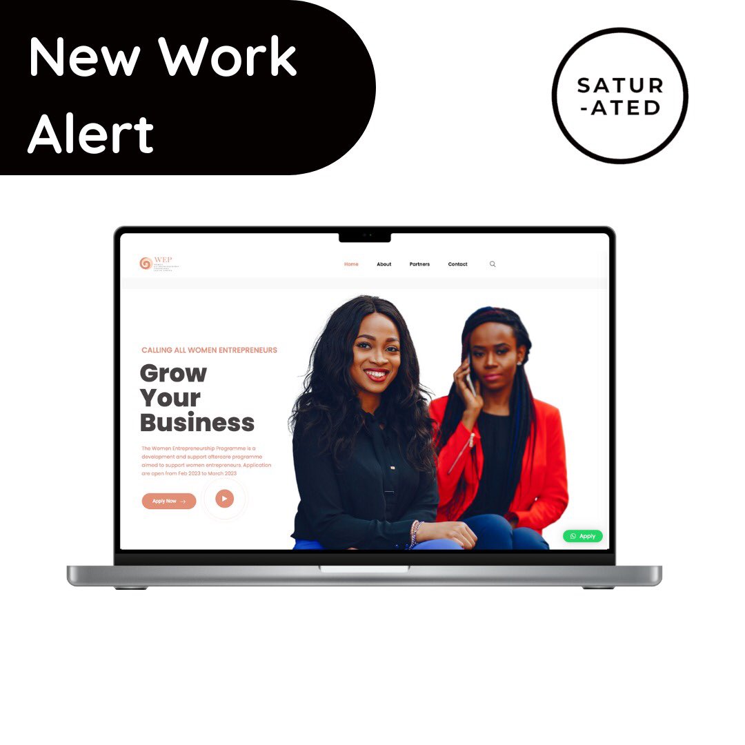 SaturatedAfrica's tweet photo. 2023 is the year of women in business and that’s without a doubt. If you are a woman in business, apply today.
We are honoured to have contributed to such a great initiative by developing the @wepssa website. As we always say #SaturatedMoves. https://t.co/BJ4aOAcxd5