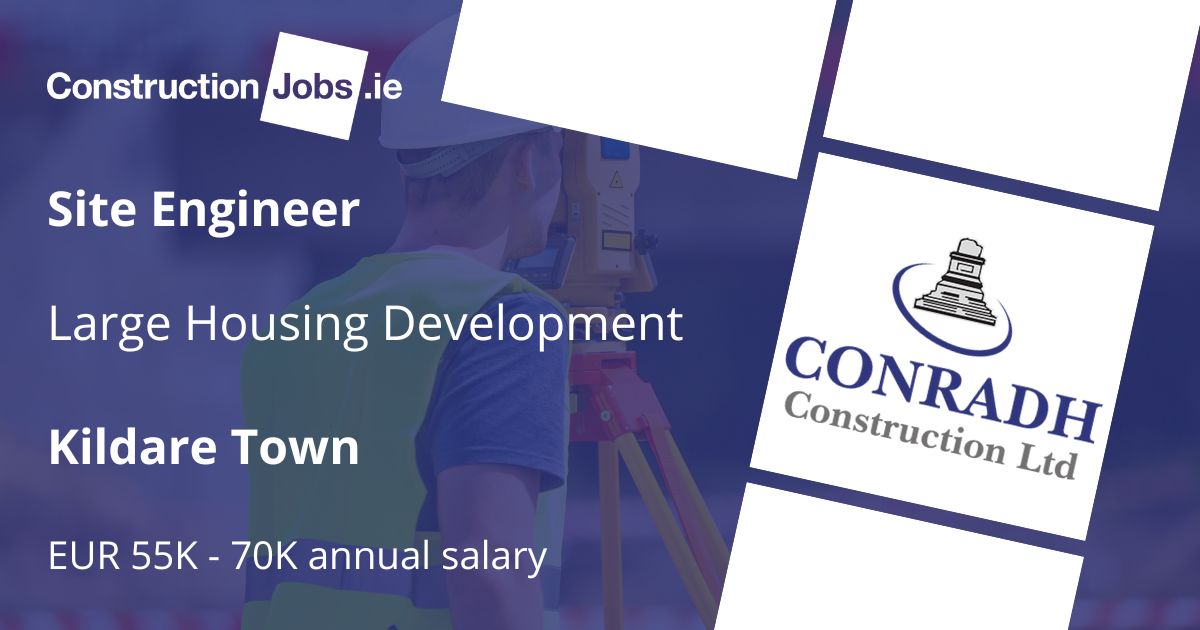 ConstructJobsie's tweet image. Site Engineer -Large Housing Development  -Kildare Town- EUR55K-70K Annual Salary-Conradh Construction Ltd #settingout #settingoutengineer #siteengineer #siteengineering #constructionjobs #construction #jobs #residential #housing #kildare ow.ly/Gq8050Mnqy1