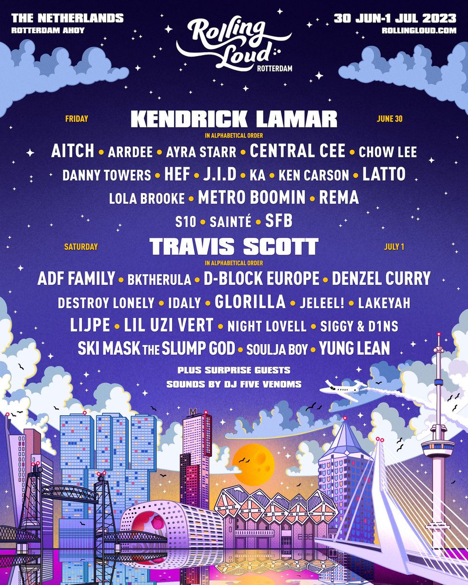 rolling loud Europe lineup