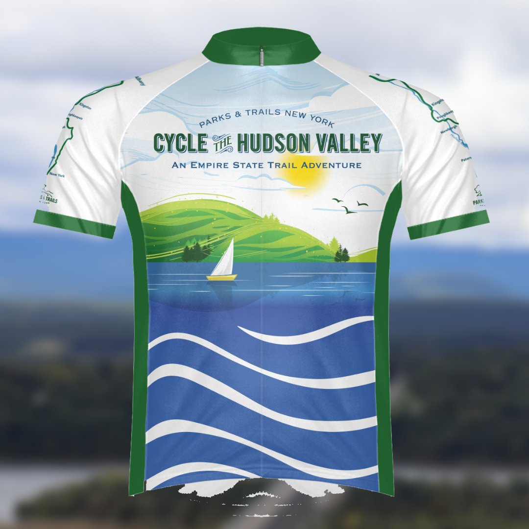 It's true 😱 The new #CycletheHudsonValley jerseys are available to order and they are some of the coolest jerseys we've ever offered, if we do say so ourselves. Order yours now at ptny.org/shop