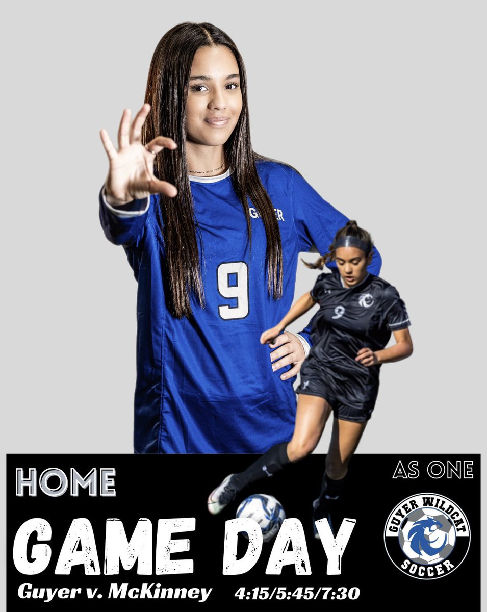 Grab your umbrellas and head to Guyer tonight, the girls are at HOME!! 
⚪️ JV silver at 4:15pm
⚫️JV black at 5:45pm
🔵 Varsity at 7:30pm
📸 @PixrGuy