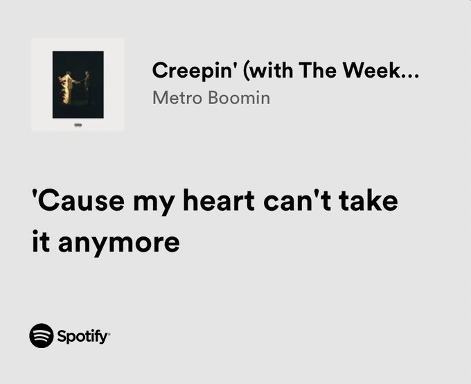the weeknd / creepin'