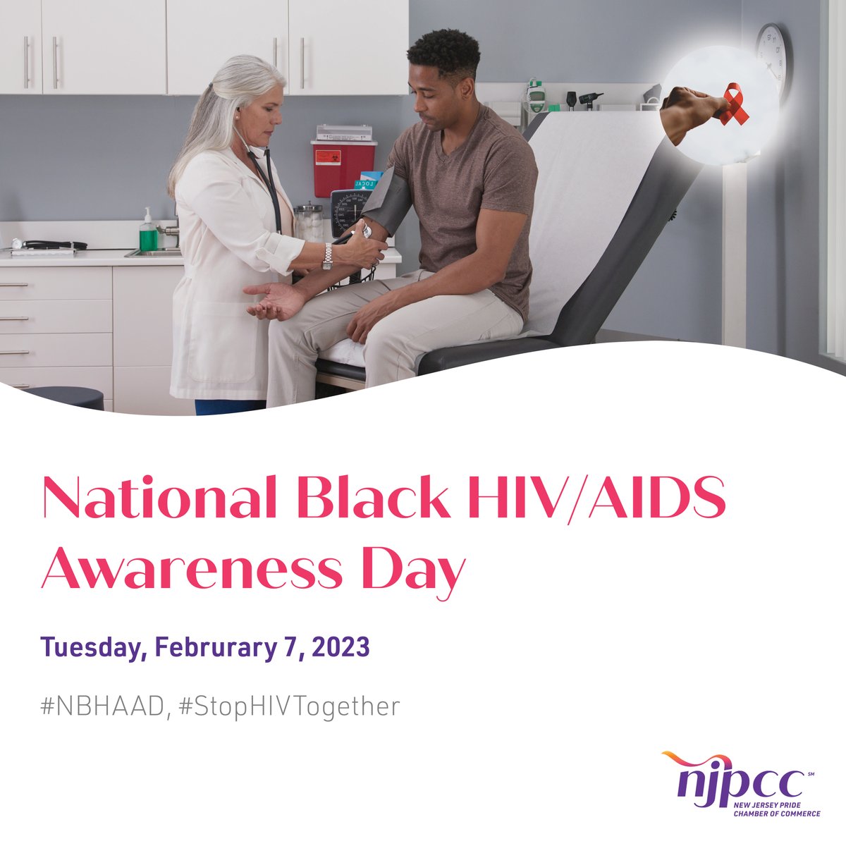 NJPrideChamber's tweet photo. Today is National Black HIV/AIDS Awareness Day. Help fight the epidemic by sharing knowledge and resources with your local community.
.
.
#LGBTQIA #NJLGBT #NJPrideChamberofCommerce #NJPCC #NJPrideChamber #LGBTNewJersey #LGBTBusiness #njsmallbusiness #lgbtnetworking #nglcc #lgbtbe https://t.co/Wdw7gR2PtU