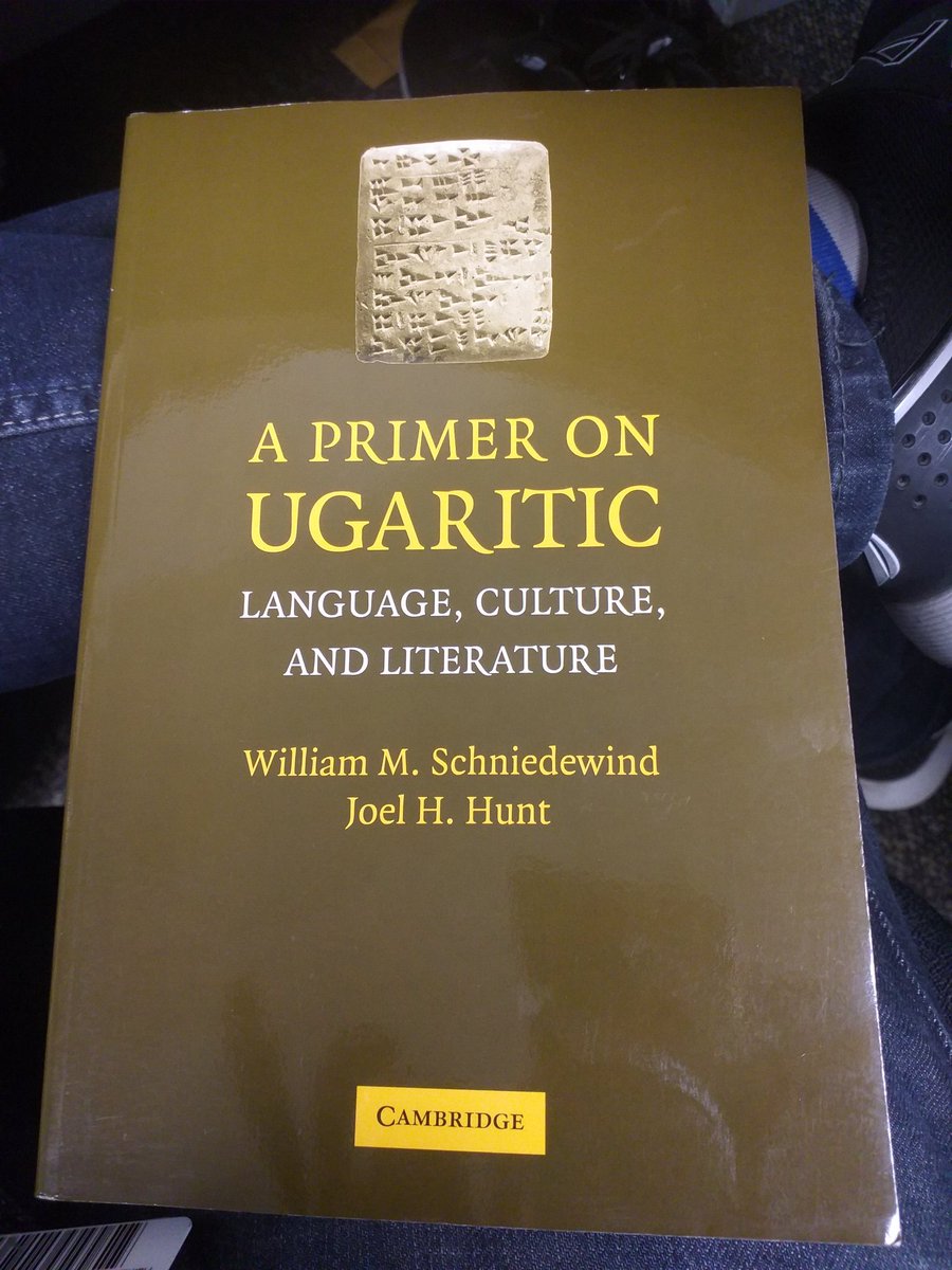 JoALandeta's tweet photo. 🤩📚 #Semitics #Ugaritic @CambridgeUP https://t.co/JnAVcyspDL