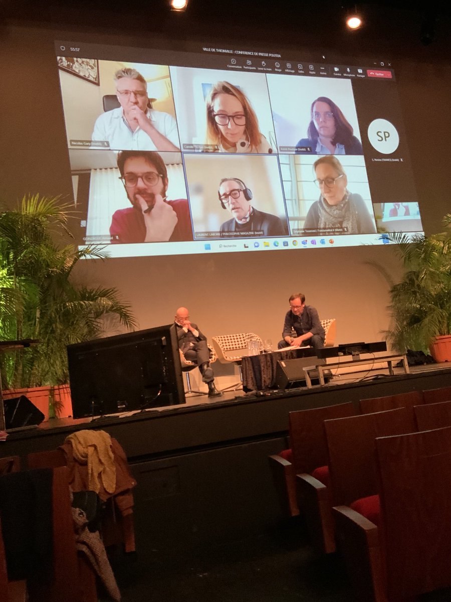 EmmanuelBertin's tweet photo. A ⁦@VilleThionville⁩, du 16 au 19 mars, ce sera #Politeïa, festival des idées, en partenariat avec ⁦@lobs⁩ ⁦@philomag⁩ ⁦@Lire_ML⁩ ⁦@fondamental_fr⁩, à l’initiative de ⁦@jackieHELFGOTT⁩ et l’association Des mots et débats ⁦@PascalDIDIER⁩ https://t.co/PjCBBNtaQL
