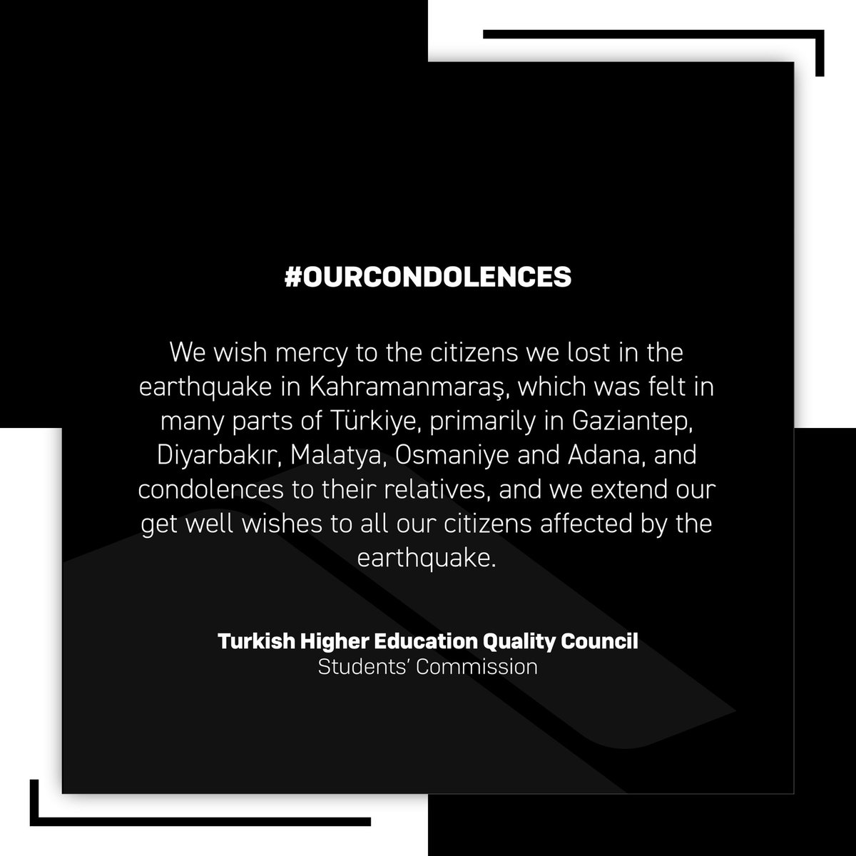 kaliteelcisi's tweet photo. #OurCondolences #earthquakeinTürkiye 

@karmuhsin @ENQAtwt @ESUtwt @inqaahe @EQAF @eqar_he @euatweets @QAAtweets https://t.co/uFhdwlJQUr