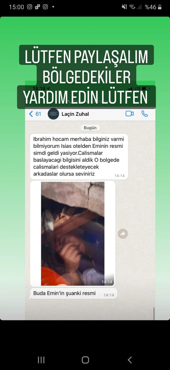 Lütfen yardım gönderin <a href="/haluklevent/">Haluk Levent ( Ahbap Ekibi )</a> <a href="/ahbap/">Ahbap</a> <a href="/OguzhanUgur/">Oğuzhan Uğur</a> <a href="/AFADBaskanlik/">AFAD</a>