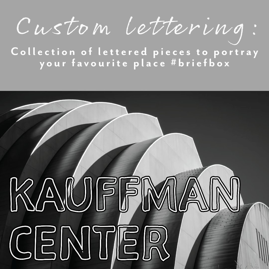 JenPollard13's tweet image. Custom lettering challenge from #briefbox. Combine custom lettering with pictures of your favorite places to create a design for a travel magazine. Thought I'd stick closer to home with this one. Much love to KCMO! 
photos: Jake Fagan, Benjamin White and Joey Dixon from Unsplash