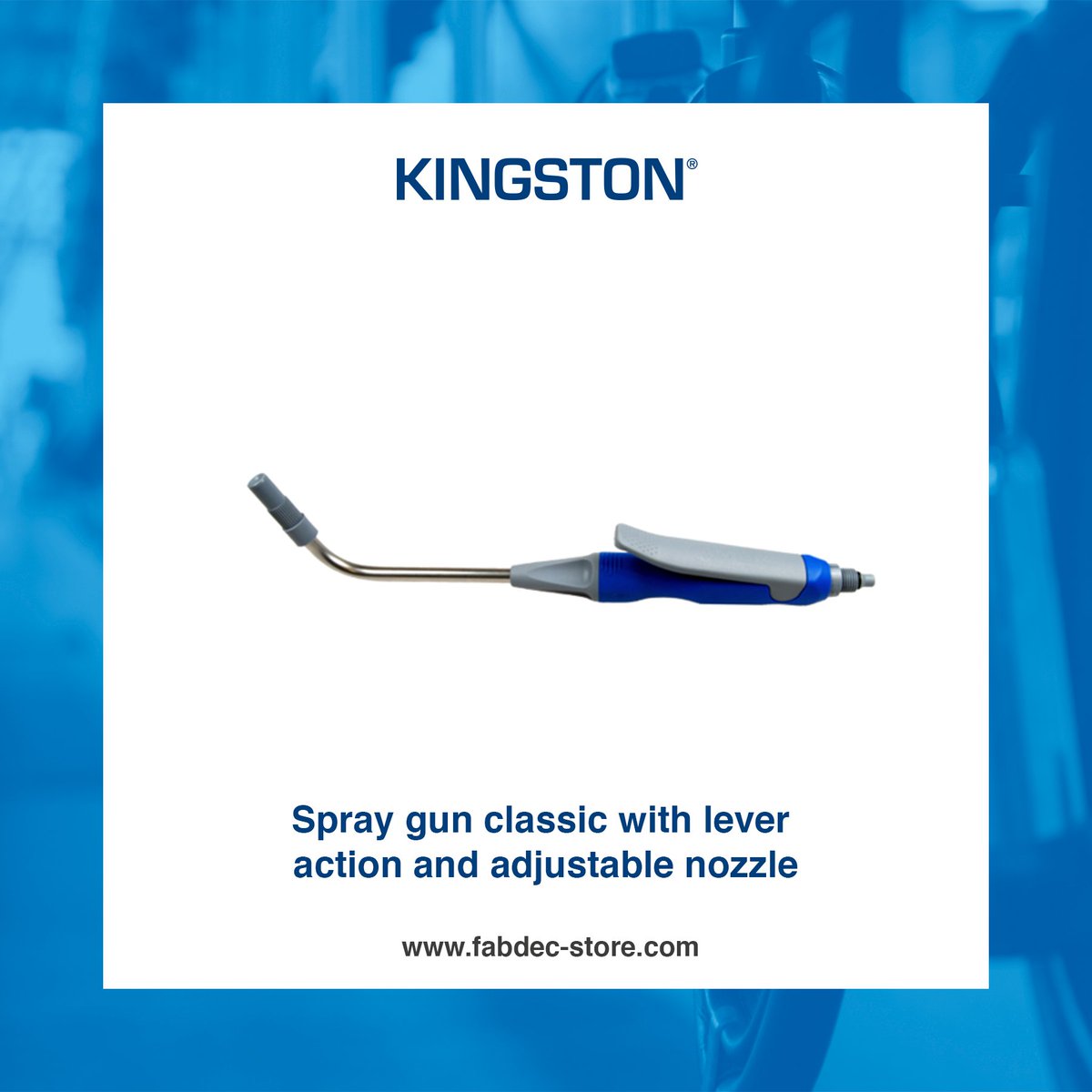 Kingstonspares's tweet photo. Spray gun classic with lever action and adjustable nozzle available from https://t.co/KNSh2Coz6J
#spraygun #leveraction #adjustablenozzle #kingstonspares #koolspares #kingston #fabdec #teamdairy #milkingequipment #milk #farmsupplies #milkingconsumables #shoponline #parlourspares https://t.co/85WY6I538D