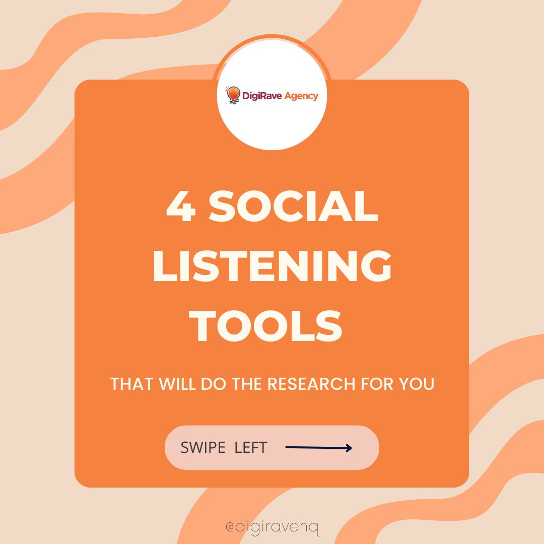DigiRaveHq's tweet photo. Four social listening tools you can start using to track conversations about your brand online👨🏾‍💻.

Check out previous post to learn why social listening is important for your business.

#DigiRaveAgency #Agency #SocialListening #strategy #Ghana #supportsmallbusiness https://t.co/nXj5V5G24G