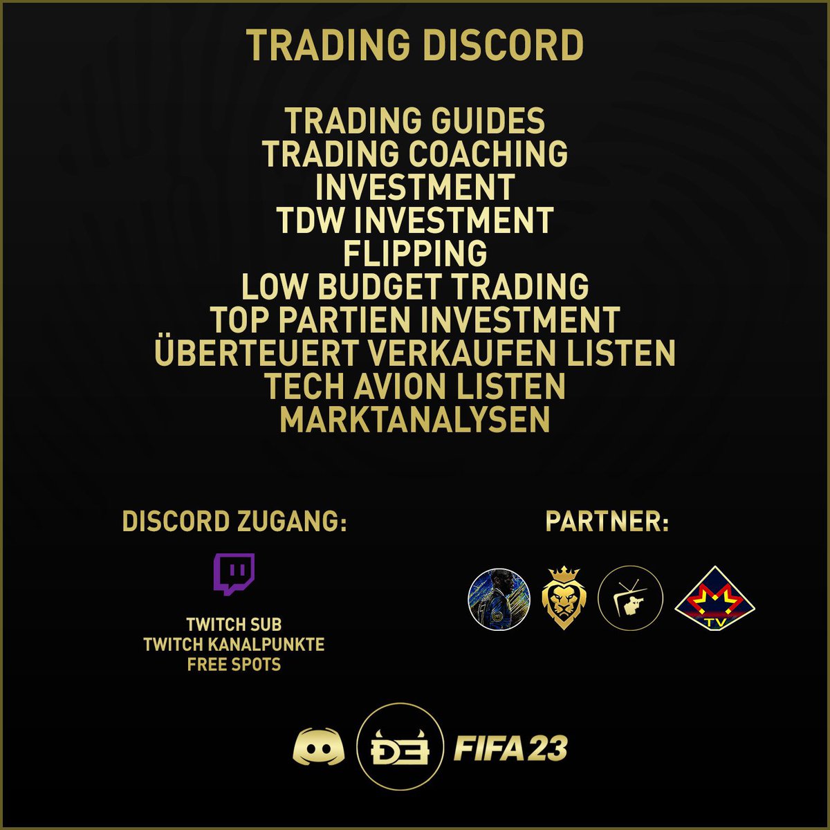 Psemy_FUT's tweet image. 🚨 Free Spots Giveaway 🚨

➡️ 5 Free Spots für einen Monat 🔥

Teilnahmebedingungen ⬇️
🔴 @Psemy_FUT Folgen ✅
🔴 Beitrag Retweeten 🔄

- Montag gegen 20 Uhr werden die Gewinner Bekanntgegeben. 
Viel Glück 🍀❤️
#FIFA23