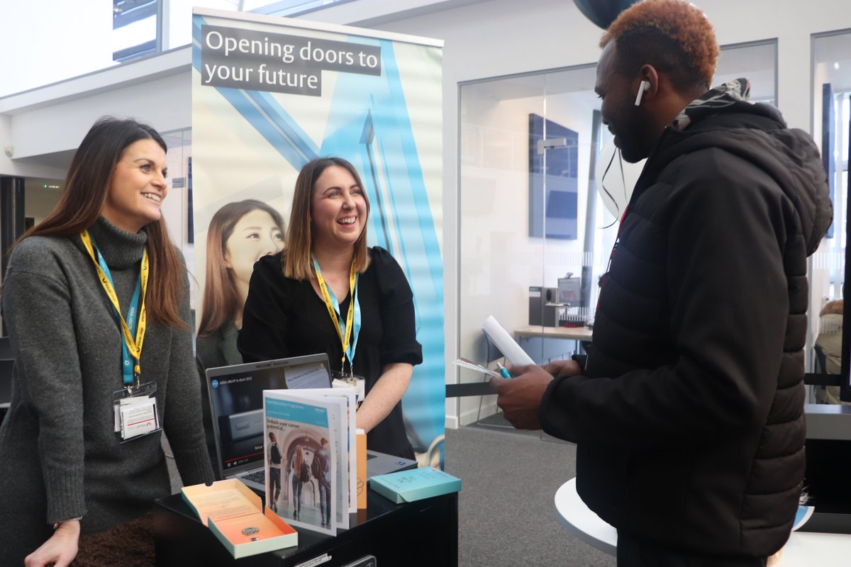 Walsall_College's tweet image. Opportunities to gain #skillsforlife through an Apprenticeship have been showcased to students with help from ASSA ABLOY, Carnell Group, @InterclassGroup Star Scaffolding Ltd @2sfgofficial &amp;amp; Tara Group. Thanks to you all for supporting our #Apprenticeships Jobs Fair. #NAW2023