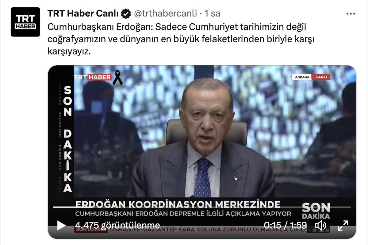 Hayır, dünyanın en büyük felaketi bu deprem değil. Deprem protokolüne uymadan yapılan hastaneler, havaalanları, siteler... 23 yıldır toplanan deprem vergileriyle yapılıp çöken yollar... İşte bunların hepsinin olmasına izin vermek, dünyanın en büyük felaketlerinden biri olabilir.