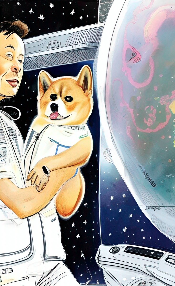 Elon stroke doge to moon wow, #ElonMusk #Dogecoin #DOGE #Crypto #NFT #AI #follo4follo #Tips #dogetothemoon