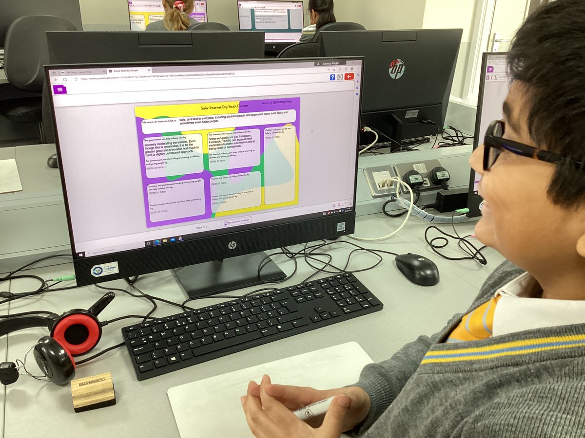 StainesPrepDigi's tweet photo. A great start to celebrating @SaferInternetDay with assembly followed by fun activities to start conversations about life online and how to stay safe. Pupils completed activities in @purpleMash.
#StainesPrep #StainesPrepNurture #StainesPrepDigitalLearning @SID2023 @2Simple https://t.co/yQwOOdtV7x