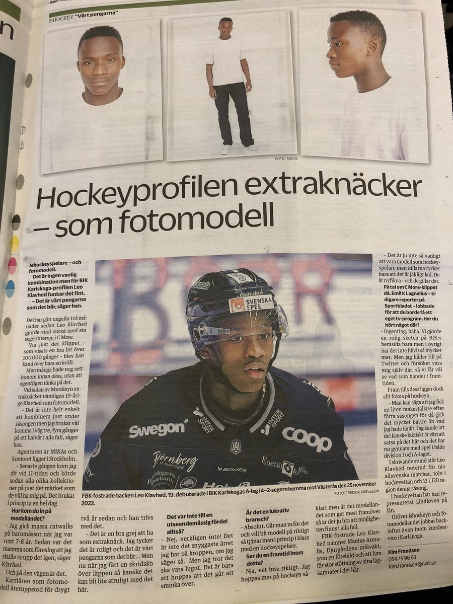 sjolander4's tweet photo. Intressant läsning i dagens upplaga av NWT, häftigt @KLAVHED8 . Kan man läsa mer angående kundservicejobbet någonstans? https://t.co/apFeVELIE0