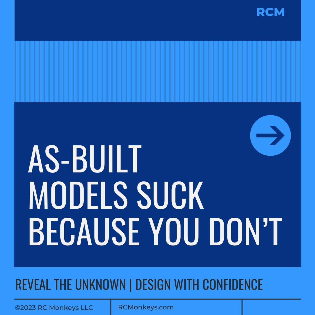 As-built #Revit models suck because you don’t:

-Use simple parametric fam.
-Reconcile elements to be ⬛️
-Address warnings
-Consider object styles
-Document assumptions and observations

Let’s build models that serve all project stakeholders.

#BIM #architect #realitycapture