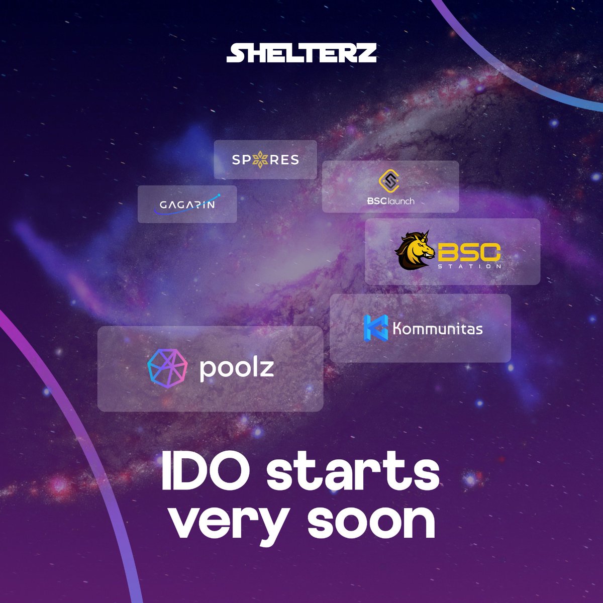 🔥We are pleased to announce our partners! 
🏆 Launchpads that will guide our IDO
✅ Follow our news to have time to buy TERZ at the best prices
⚡️Stay in touch t.me/shelterz_chat_…
