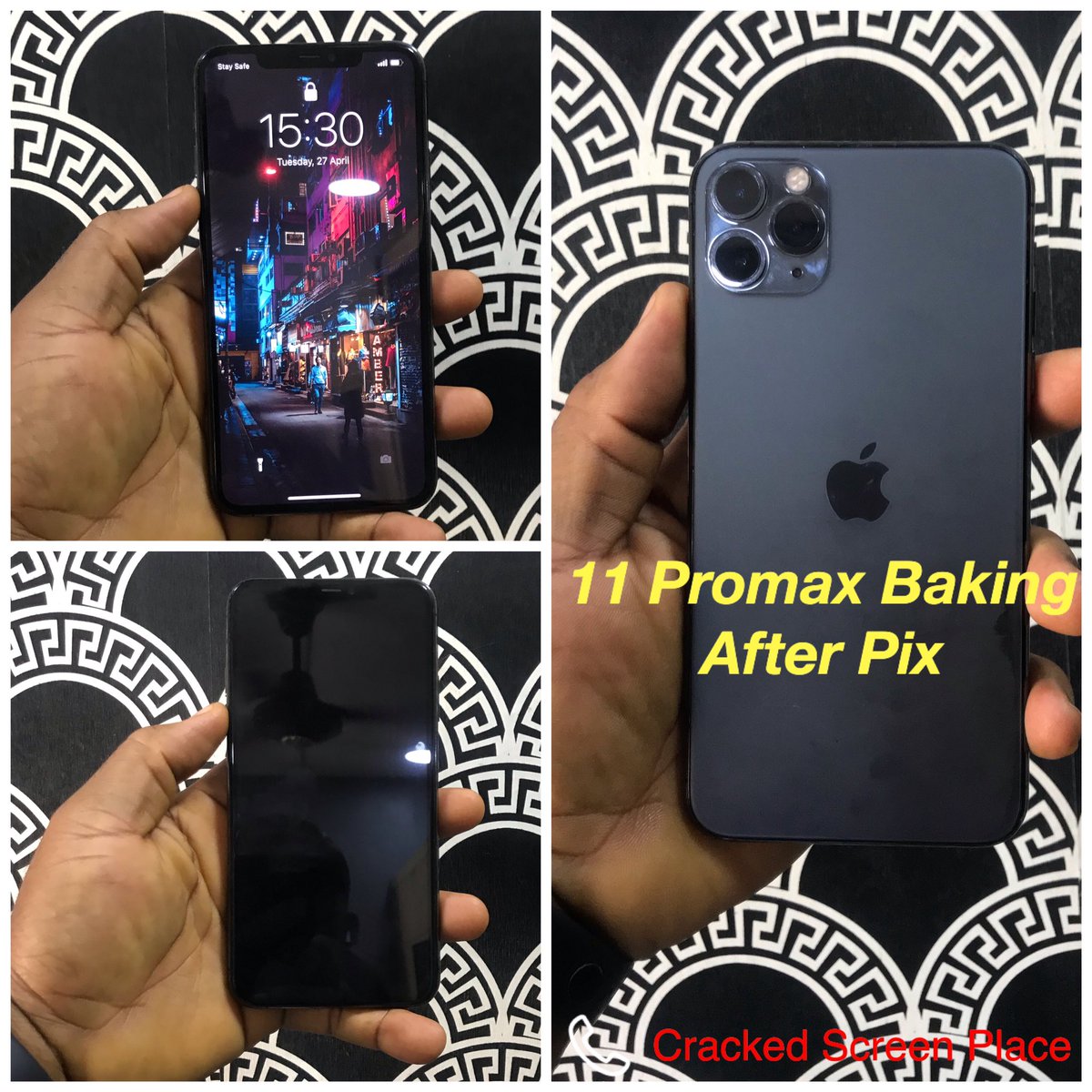 NduOkonkwo1's tweet photo. Happening Now @CrackedScreen__ Ikeja where bake all your broken / Shattered mobile phone screens and Back Glass back to normal. 
This is 100% guaranteed! Call or WhatsApp - 08031173839 https://t.co/77V76F1MA4