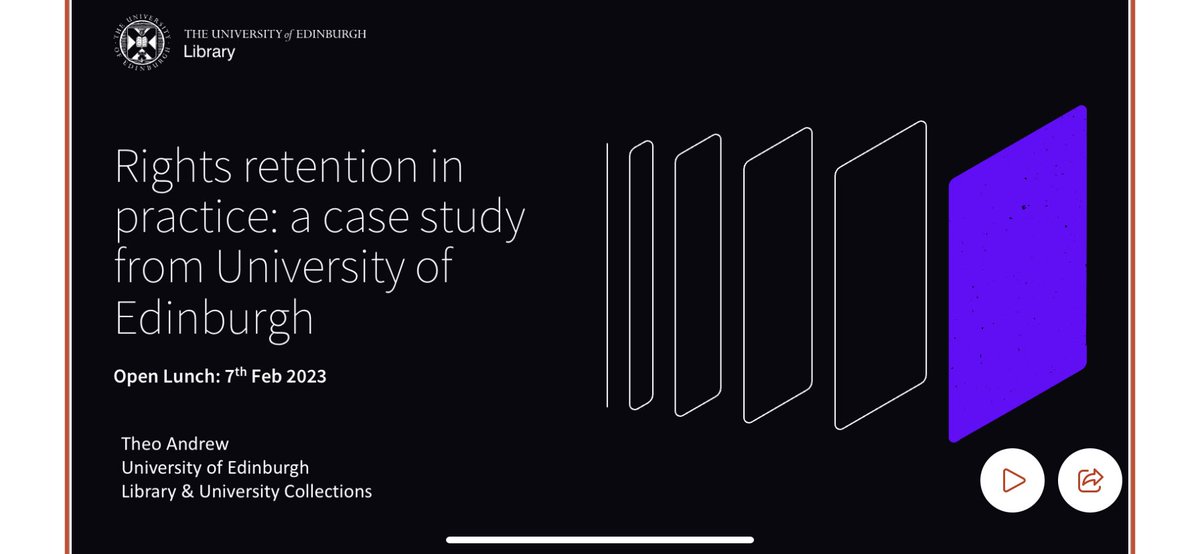 139 guests for #OpenLunch to hear @earthowned and @cgknowles discuss rights retention, introduced by @NickPlantLeeds 
#OpenAccess #OpenResearch