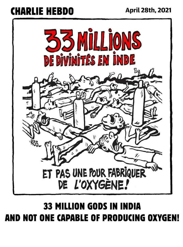 Charlie Hebdo made fun of the recent earthquake victims, that's not surprising to me at all. But h!ndus celebrating the tweet struck me. I mean how can you be this shameless? H!ndus won't say a thing if a white man insults them or their religion, the bootlicking is unbelievable