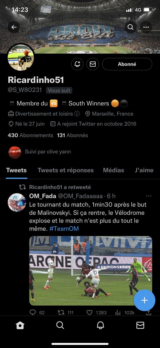 le_R_13k's tweet photo. @S_W80231 ⚠️⚠️ m’a vendu 2 place et vend exactement les mêmes à d’autres personnes, fais le mort en privé depuis 1 jour alors qu il continue de tweeter , partager un maximum pour que personne ne se fasse arnaquer @InfosOM_ @MohaS @OM_LeReseau @Velodrome_Prime @biloEntraide https://t.co/4YEzdsmvwt