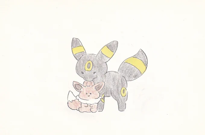 ブラッキーの日。#イラスト #ポケモン 