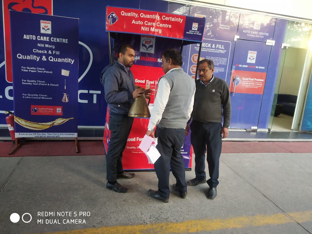 HP Auto Care Centre, Niti Marg (@hpniti) on Twitter photo Auto Care Centre,Niti Marg invites all its customers to take part in the Check and Fill Campaign to ascertain correct Quality & Quantity of Fuel.We promise to deliver the best!
#GoodFuelPromise #transparency
<a href="/hpcl_retail/">Mera HP Pump</a> <a href="/HPCL_Delhi/">Mera HP Pump Delhi</a> <a href="/MehtaniRajesh/">RAJESH MEHTANI</a> <a href="/anju_misra/">Anju Jai Misra</a> <a href="/HPCL/">Hindustan Petroleum Corporation Limited</a> <a href="/hardik_HPCL/">Hardik Batra</a> Auto Care Centre,Niti Marg invites all its customers to take part in the Check and Fill Campaign to ascertain correct Quality & Quantity of Fuel.We promise to deliver the best!
#GoodFuelPromise #transparency
<a href="/hpcl_retail/">Mera HP Pump</a> <a href="/HPCL_Delhi/">Mera HP Pump Delhi</a> <a href="/MehtaniRajesh/">RAJESH MEHTANI</a> <a href="/anju_misra/">Anju Jai Misra</a> <a href="/HPCL/">Hindustan Petroleum Corporation Limited</a> <a href="/hardik_HPCL/">Hardik Batra</a>