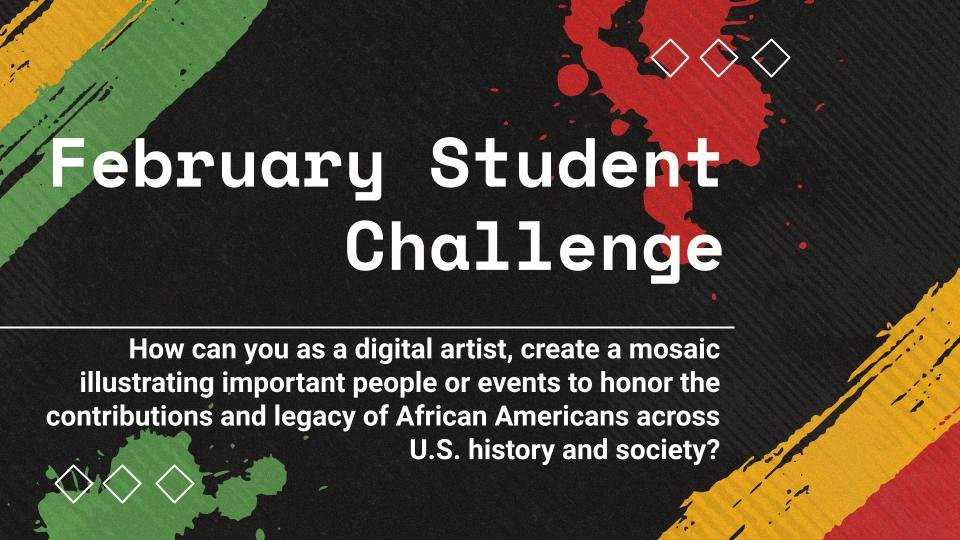 e_knupp's tweet photo. Blown away by the talent walking the hallways of @FrostMSVA - Our digital artists are crushing this months mosaic challenge to "honor the contributions and legacy of African Americans across U.S. history and society" @GoogleForEdu #PBLinFCPS #TechYesPBL https://t.co/gPRSUnqy4Y