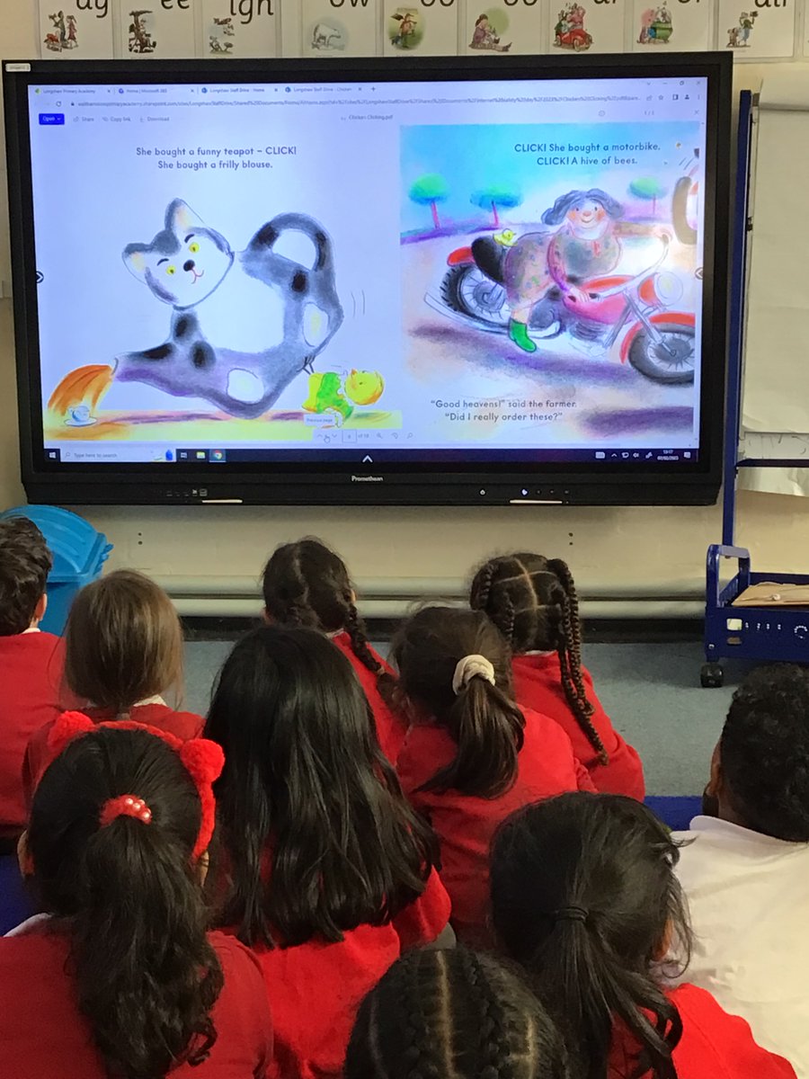 LongshawYear1's tweet photo. RH read a story about a chick buying things on the internet. He also tried to find friends online. They discussed how sometimes people don’t always tell the truth about themselves online and we should check with adults when making friends online. @LongshawAcademy @OmurtakYasmin https://t.co/I3CDdAtben