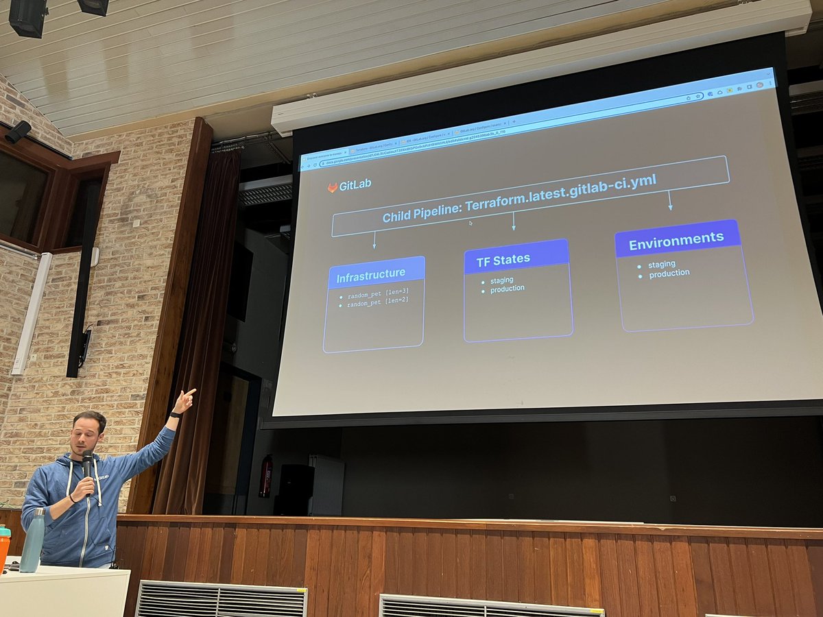 dnsmichi's tweet photo. Empower everyone to manage Infrastructure with @GitLab and #Terraform — @timofurrer at @cfgmgmtcamp 💡

https://t.co/d1RXihrJWJ https://t.co/qwjhjJDpwb