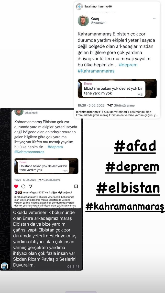 eslem_senturk's tweet photo. #AHBAP #AFAD #afaddeprem #deprem https://t.co/vUZJ7EnTln
