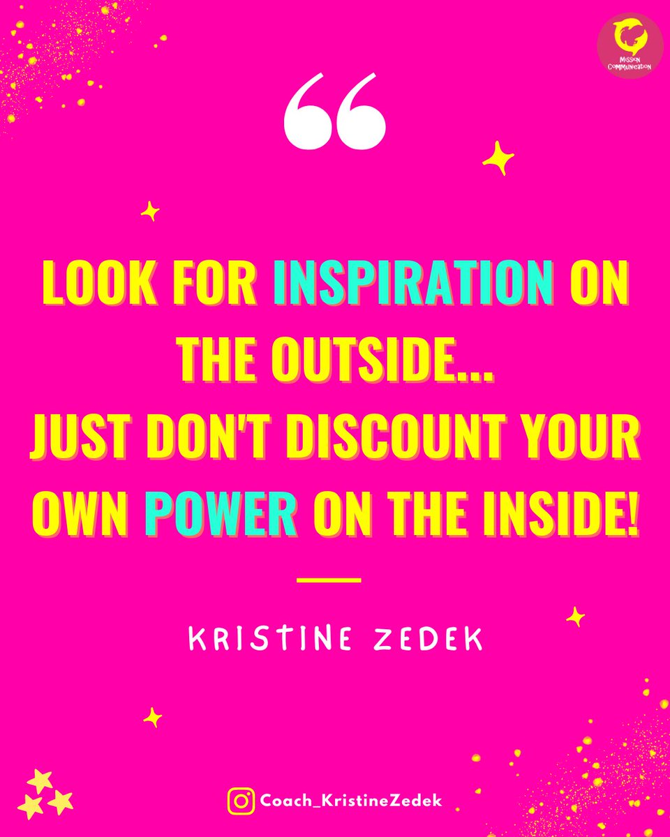 kz_mission's tweet photo. Unlock your inner power and become your own inspiration!
Join Mission Communication's 3-day online course and unleash your full potential.
https://t.co/qe0E0drx5L
Follow Insta @coach_kristinezedek
#missioncommunication #innerpower #inspiration #selflove #communicationcoach https://t.co/LNHcz1I4m5