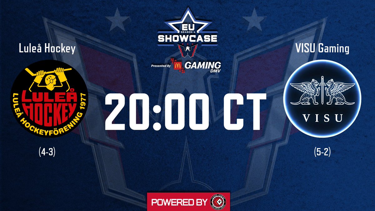 Last regular season games before the playoffs! 

#CapsGamingShowcase EU powered by <a href="/leaguegaming/">Leaguegaming</a> continue tonight as we are playing against <a href="/LuleaHockey/">Luleå Hockey</a>! Come cheer us! 🔥

⏰ 20.00 CET / 21.00 🇫🇮
📺 twitch.tv/Sagee95

#NHL23 #6v6 #EASHL